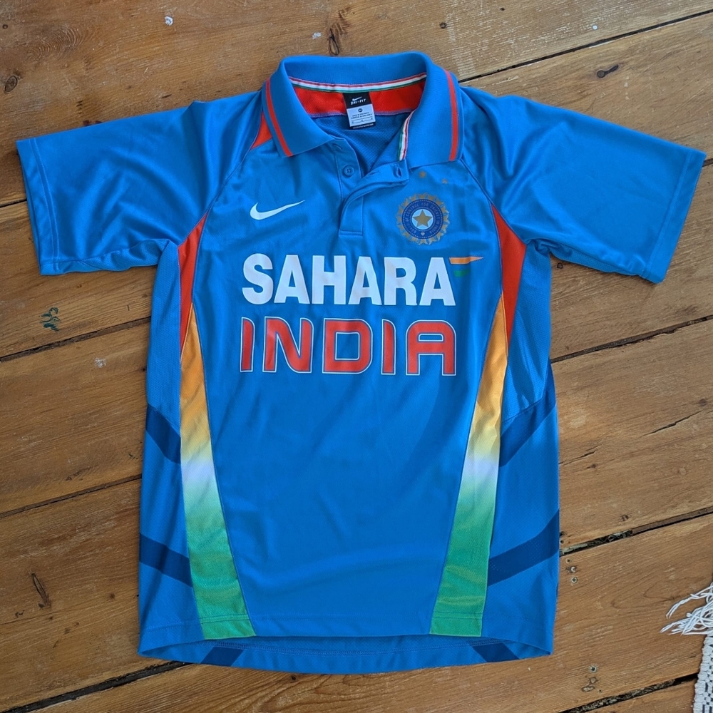 Nike 20111 India Cricket Jersey with Multicolor Accents